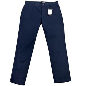 Under 510 Pants Mens 31x27 Blue Premium Cotton Stretch Chino Office Casual